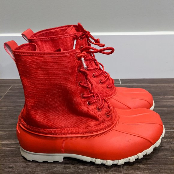 Native Shoes Fire Red Jimmy Boot Womens Size 6 - Picture 4 of 11